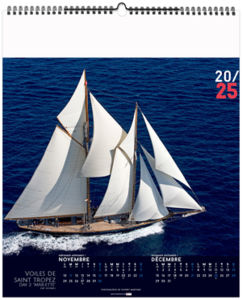 Calendrier entreprise voile classique 2025 9