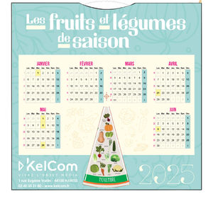 Fruits et Légumes rotatif - Calendrier Personnalisé 1